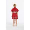 imageMatchable Family Hawaiian Luau Men Women Girl Boy Clothes in Christmas Santa in Hawaii Red CrossBoy Short Sleeve