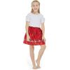 imageMatchable Family Hawaiian Luau Men Women Girl Boy Clothes in Christmas Santa in Hawaii Red CrossGirl Skirt
