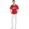 imageMatchable Family Hawaiian Luau Men Women Girl Boy Clothes in Christmas Santa in Hawaii Red CrossMen Short Sleeve