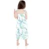 imageMatchable Family Hawaiian Luau Men Women Girl Boy Clothes in Orchid Breeze WhiteGirl Elastic Ruffle