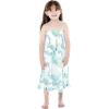 imageMatchable Family Hawaiian Luau Men Women Girl Boy Clothes in Orchid Breeze WhiteGirl Elastic Ruffle