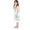 imageMatchable Family Hawaiian Luau Men Women Girl Boy Clothes in Orchid Breeze WhiteGirl Round Neck Ruffle