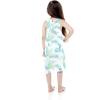 imageMatchable Family Hawaiian Luau Men Women Girl Boy Clothes in Orchid Breeze WhiteGirl Round Neck Ruffle