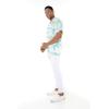 imageMatchable Family Hawaiian Luau Men Women Girl Boy Clothes in Orchid Breeze WhiteMen Short Sleeve