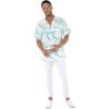 imageMatchable Family Hawaiian Luau Men Women Girl Boy Clothes in Orchid Breeze WhiteMen Short Sleeve