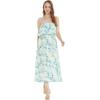 imageMatchable Family Hawaiian Luau Men Women Girl Boy Clothes in Orchid Breeze WhiteWomen Maxi Ruffle