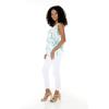 imageMatchable Family Hawaiian Luau Men Women Girl Boy Clothes in Orchid Breeze WhiteWomen Tank Top