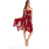 imageMatchable Family Hawaiian Luau Men Women Girl Boy Clothes in Pineapple Garden BurgundyWomen Fairy