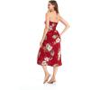 imageMatchable Family Hawaiian Luau Men Women Girl Boy Clothes in Pineapple Garden BurgundyWomen Halter