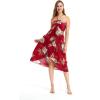 imageMatchable Family Hawaiian Luau Men Women Girl Boy Clothes in Pineapple Garden BurgundyWomen Halter
