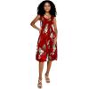 imageMatchable Family Hawaiian Luau Men Women Girl Boy Clothes in Pineapple Garden BurgundyWomen Short Tank