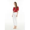 imageMatchable Family Hawaiian Luau Men Women Girl Boy Clothes in Pineapple Garden BurgundyWomen Smock Top