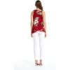 imageMatchable Family Hawaiian Luau Men Women Girl Boy Clothes in Pineapple Garden BurgundyWomen Tank Top