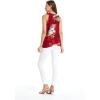 imageMatchable Family Hawaiian Luau Men Women Girl Boy Clothes in Pineapple Garden BurgundyWomen Tank Top
