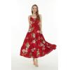 imageMatchable Family Hawaiian Luau Men Women Girl Boy Clothes in Pineapple Garden BurgundyWomen Tiered