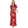imageMatchable Family Hawaiian Luau Men Women Girl Boy Clothes in Pineapple Garden BurgundyWomen Wide Legged With Pockets Jumpsuit