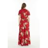 imageMatchable Family Hawaiian Luau Men Women Girl Boy Clothes in Pineapple Garden BurgundyWomen Wide Legged With Pockets Jumpsuit