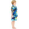 imageMatchable Family Hawaiian Luau Men Women Girl Boy Clothes in Sunset BlueBoy Short Sleeve