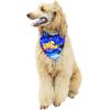 imageMatchable Family Hawaiian Luau Men Women Girl Boy Clothes in Sunset BlueDog Bandana
