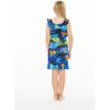 imageMatchable Family Hawaiian Luau Men Women Girl Boy Clothes in Sunset BlueGirl Wrap