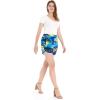 imageMatchable Family Hawaiian Luau Men Women Girl Boy Clothes in Sunset BlueWomen Elasitc Waist Shorts With Pockets