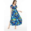 imageMatchable Family Hawaiian Luau Men Women Girl Boy Clothes in Sunset BlueWomen Maxi Rahee