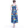 imageMatchable Family Hawaiian Luau Men Women Girl Boy Clothes in Sunset BlueWomen Maxi Tank