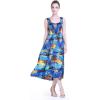 imageMatchable Family Hawaiian Luau Men Women Girl Boy Clothes in Sunset BlueWomen Maxi Tank