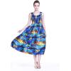 imageMatchable Family Hawaiian Luau Men Women Girl Boy Clothes in Sunset BlueWomen Maxi Tank
