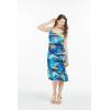 imageMatchable Family Hawaiian Luau Men Women Girl Boy Clothes in Sunset BlueWomen Mermaid