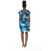 imageMatchable Family Hawaiian Luau Men Women Girl Boy Clothes in Sunset BlueWomen Short Rahee