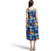 imageMatchable Family Hawaiian Luau Men Women Girl Boy Clothes in Sunset BlueWomen Short Tank