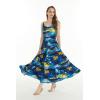 imageMatchable Family Hawaiian Luau Men Women Girl Boy Clothes in Sunset BlueWomen Tiered