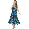 imageMatchable Family Hawaiian Luau Men Women Girl Boy Clothes in Sunset BlueWomen Tiered
