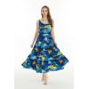 imageMatchable Family Hawaiian Luau Men Women Girl Boy Clothes in Sunset BlueWomen Tiered