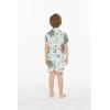 imageMatchable Family Hawaiian Luau Men Women Girl Boy Clothes in Wispy Cereus Light BlueBoy Short Sleeve