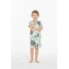 imageMatchable Family Hawaiian Luau Men Women Girl Boy Clothes in Wispy Cereus Light BlueBoy Short Sleeve