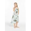 imageMatchable Family Hawaiian Luau Men Women Girl Boy Clothes in Wispy Cereus Light BlueGirl Halter