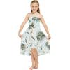 imageMatchable Family Hawaiian Luau Men Women Girl Boy Clothes in Wispy Cereus Light BlueGirl Halter