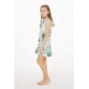 imageMatchable Family Hawaiian Luau Men Women Girl Boy Clothes in Wispy Cereus Light BlueGirl Tank