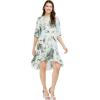 imageMatchable Family Hawaiian Luau Men Women Girl Boy Clothes in Wispy Cereus Light BlueWomen 34 Sleeve