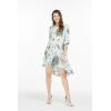 imageMatchable Family Hawaiian Luau Men Women Girl Boy Clothes in Wispy Cereus Light BlueWomen 34 Sleeve