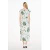 imageMatchable Family Hawaiian Luau Men Women Girl Boy Clothes in Wispy Cereus Light BlueWomen Cap Sleeve