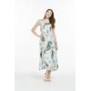 imageMatchable Family Hawaiian Luau Men Women Girl Boy Clothes in Wispy Cereus Light BlueWomen Maxi Tank