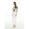 imageMatchable Family Hawaiian Luau Men Women Girl Boy Clothes in Wispy Cereus Light BlueWomen Smock Top