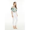 imageMatchable Family Hawaiian Luau Men Women Girl Boy Clothes in Wispy Cereus Light BlueWomen Smock Top