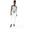 imageMatchable Family Hawaiian Luau Men Women Girl Boy Clothes in Wispy Cereus Light BlueWomen Spaghetti Strap Top