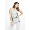 imageMatchable Family Hawaiian Luau Men Women Girl Boy Clothes in Wispy Cereus Light BlueWomen Tank Top