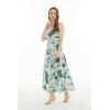 imageMatchable Family Hawaiian Luau Men Women Girl Boy Clothes in Wispy Cereus Light BlueWomen Tiered