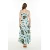 imageMatchable Family Hawaiian Luau Men Women Girl Boy Clothes in Wispy Cereus Light BlueWomen Tiered